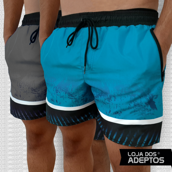 Calção de Praia com Fecho