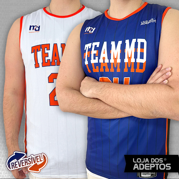 T-shirt Basquete Reversível
